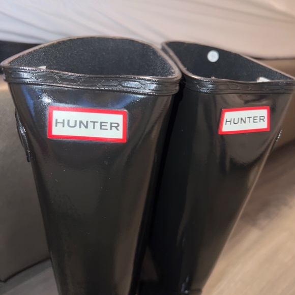 Hunter women’s original tall gloss rainboots - Picture 4 of 5